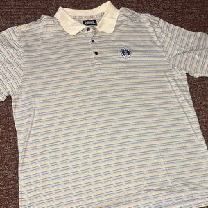 Ashworth men’s golf polo. Striped short sleeve casual shirt PGA Golf club XXL